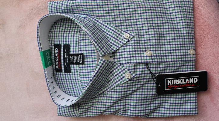 Kirkland 17x36/37'' Mens white,green,blue,new XL