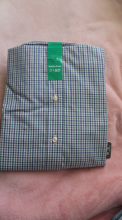 Kirkland 17x36/37'' Mens white,green,blue,new XL