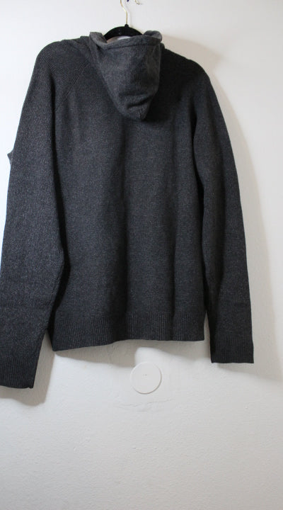 Modern Ambition Men's Textured Pullover Hoodie grey Size L