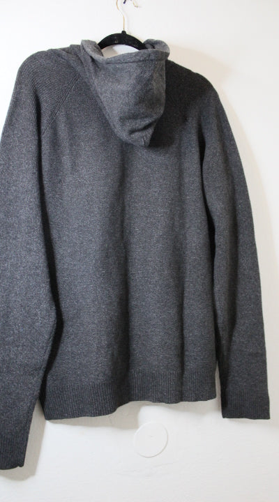 Modern Ambition Men's Textured Pullover Hoodie grey Size L