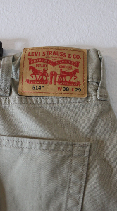 Levi's Men's 514 Straight Fit Jeans, Tan, Size 38x29