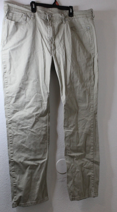 Levi's Men's 514 Straight Fit Stretch Jeans, Tan, 40x32