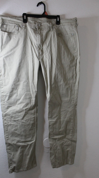 Levi's Men's 514 Straight Fit Stretch Jeans, Tan, 40x32