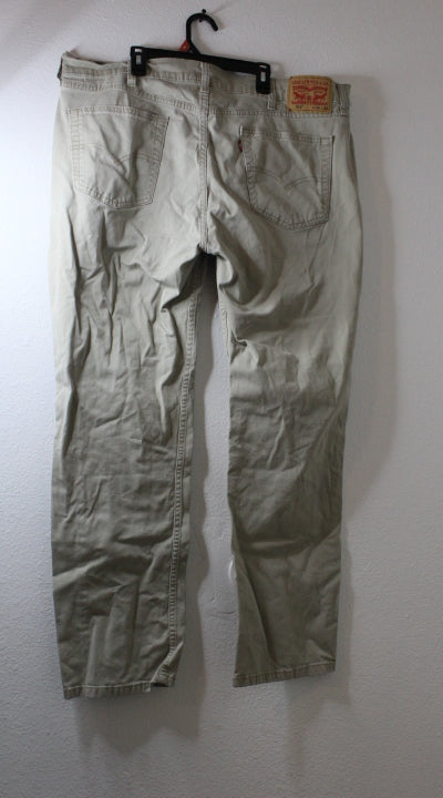 Levi's Men's 514 Straight Fit Stretch Jeans, Tan, 40x32