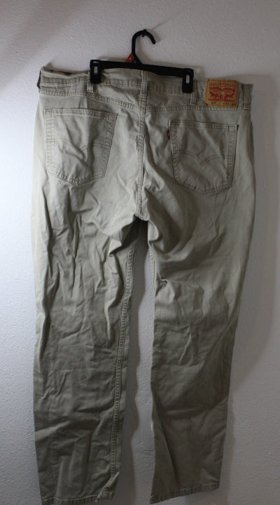 Levi's Men's 514 Straight Fit Stretch Jeans, Tan, 40x32